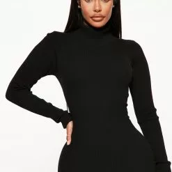 Fashion Nova Elegance Sweater Maxi Dress - Black -Fashion Nova Dresses Shop 08 29 22Studio3 RT AC 14 47 08 16 14814 Black 25767 PB