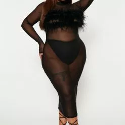 Fashion Nova Ella Midi Dress - Black -Fashion Nova Dresses Shop 08 29 22Studio4 KS AC 15 15 18 54 D8281C Black 8131 PLUS JB