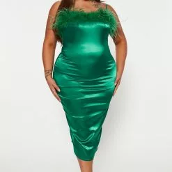 Fashion Nova Endless Cocktails Satin Midi Dress - Emerald -Fashion Nova Dresses Shop 08 29 22Studio4 KS AC 15 44 56 64 YLD4147FN Mocha 8219 PLUS PB