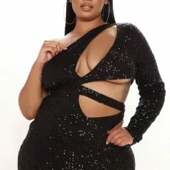 Fashion Nova Disco Club Sequin Mini Dress - Black 15 Fashion Nova Disco Club Sequin Mini Dress - Black -Fashion Nova Dresses Shop 08 30 21Studio3 SN SM 13 54 55 32 D10882C Black 2360 PLUS DC