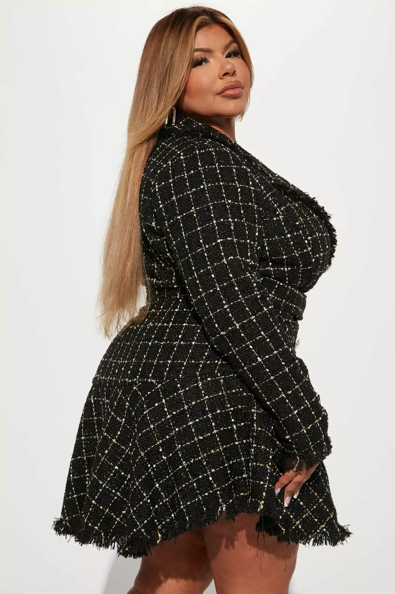 Fashion Nova Eden Blazer Midi Dress - Black 8 Fashion Nova Eden Blazer Midi Dress - Black - Image 6