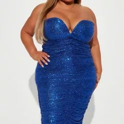 Fashion Nova Ruched Everywhere Sequin Midi Dress - Royal 12 Fashion Nova Ruched Everywhere Sequin Midi Dress - Royal -Fashion Nova Dresses Shop 08 30 22Studio2 KS AC 15 42 52 55 YUN417 Royal 0904 PLUS JB