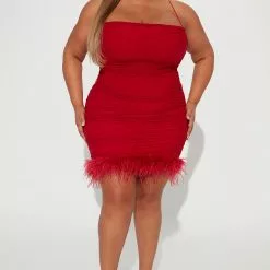 Fashion Nova Lilac Gardens Ruched Mini Dress - Red 12 Fashion Nova Lilac Gardens Ruched Mini Dress - Red -Fashion Nova Dresses Shop 08 30 22Studio2 KS AC 16 19 24 57 ID5696 Red 20607 PLUS JB