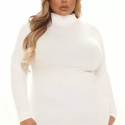 Fashion Nova Happy Hour Feels Midi Dress - White -Fashion Nova Dresses Shop 08 31 21Studio1 CE RL 14 17 38 46 RD41168L White 1394 PLUS PB