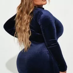 Fashion Nova Vixen Velvet Mini Dress - Navy -Fashion Nova Dresses Shop 08 31 22Studio1 RD DJ 11 44 14 11 GD2654 Navy 10162 ES PLUS