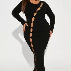 Fashion Nova Cutting Edge Thick Rib Maxi Dress - Black 11 Fashion Nova Cutting Edge Thick Rib Maxi Dress - Black -Fashion Nova Dresses Shop 08 31 22Studio2 DD IM 10 29 07 16 D14590 Black 0235 PLUS KS