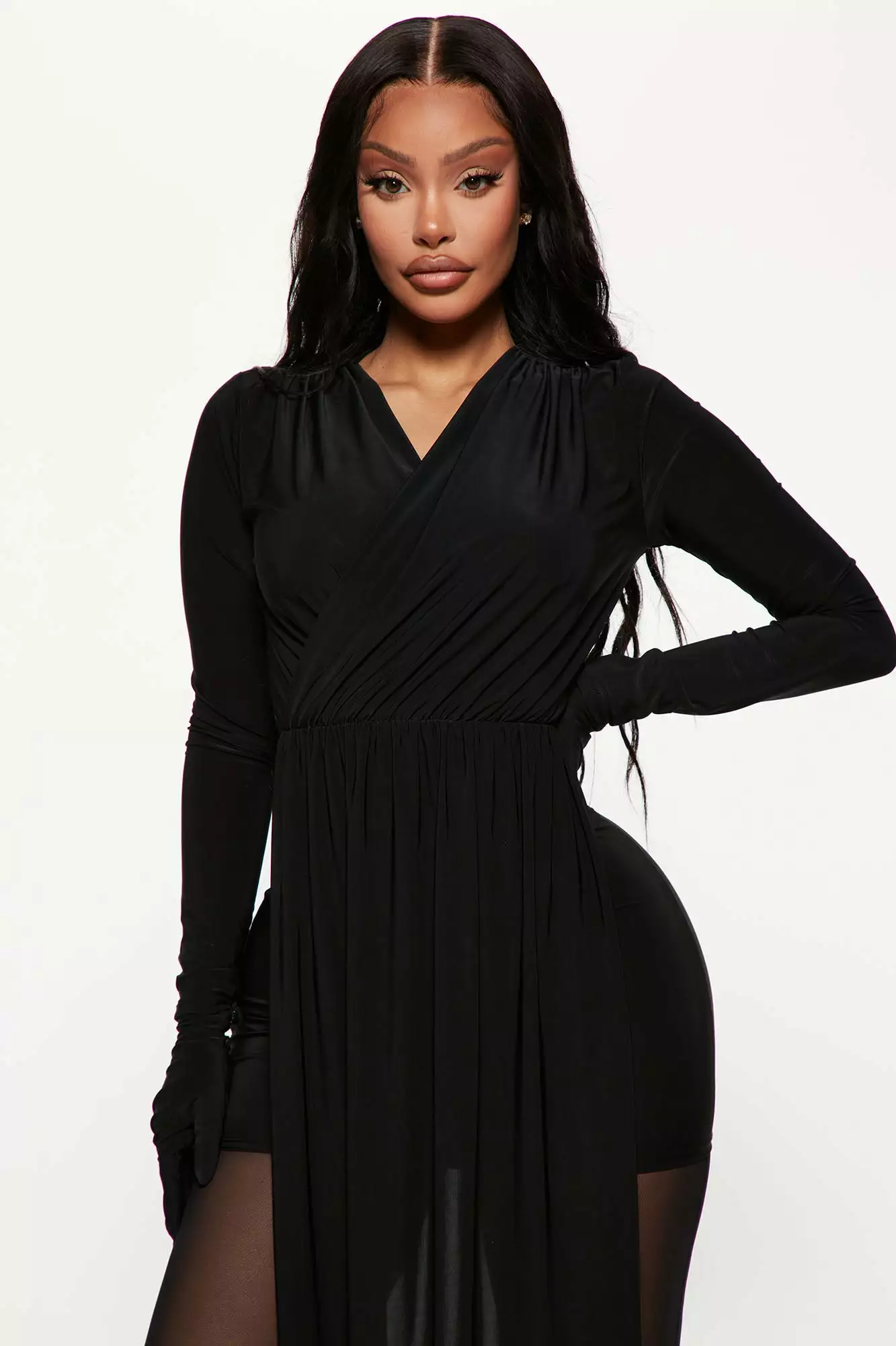 Fashion Nova Amali Mini Dress Set - Black 4 Fashion Nova Amali Mini Dress Set - Black - Image 2