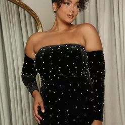 Fashion Nova Paige Pearl Maxi Dress - Black 12 Fashion Nova Paige Pearl Maxi Dress - Black -Fashion Nova Dresses Shop 08 31 22Studio4 KS KP 10 08 17 8 ZD25061FN Black 4859 PLUS EH