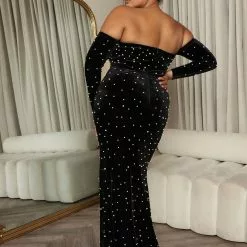 Fashion Nova Paige Pearl Maxi Dress - Black 13 Fashion Nova Paige Pearl Maxi Dress - Black -Fashion Nova Dresses Shop 08 31 22Studio4 KS KP 10 09 13 8 ZD25061FN Black 4864 PLUS EH