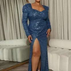 Fashion Nova Scarlett Sequin Maxi Gown - Blue 11 Fashion Nova Scarlett Sequin Maxi Gown - Blue -Fashion Nova Dresses Shop 08 31 22Studio4 KS KP 10 21 12 11 9424P1 Blue 4883 PLUS SG