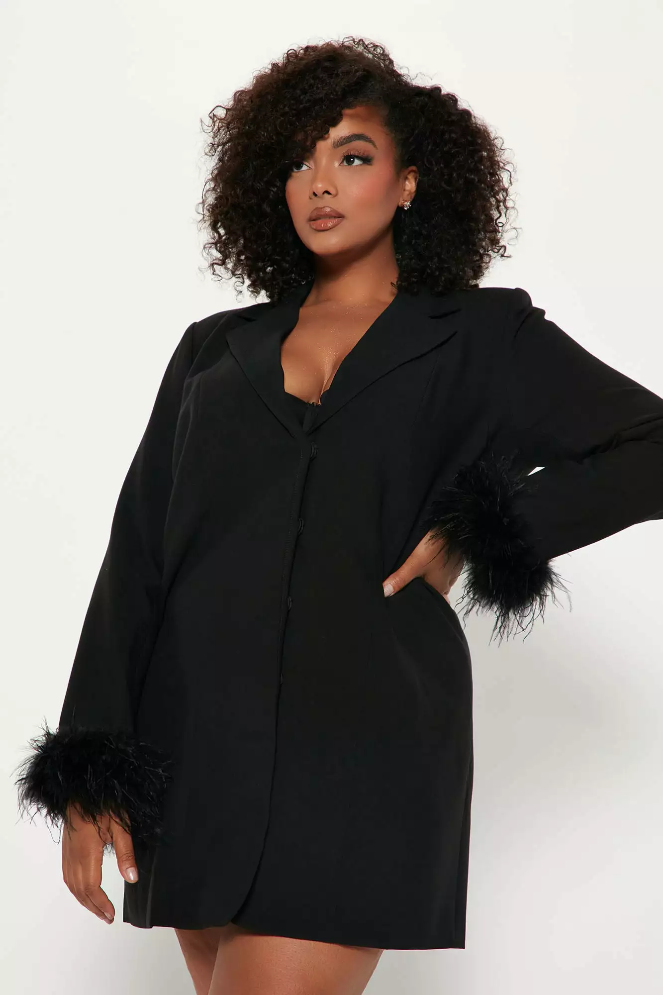 Fashion Nova Tall Delinah Blazer Mini Dress - Black 6 Fashion Nova Tall Delinah Blazer Mini Dress - Black - Image 4