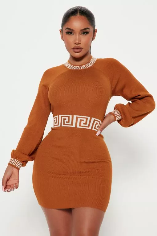 Fashion Nova Like You Mean It Midi Dress - Mustard/combo -Fashion Nova Dresses Shop 09 01 22Studio4 KJ IM 10 41 53 18 J3H0420S Mustardcombo 9472 ES