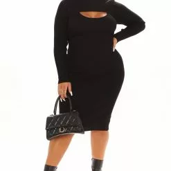 Fashion Nova Moments After Sweater Midi Dress - Black -Fashion Nova Dresses Shop 09 02 21Studio1 CE RL 14 13 47 48 RDAD2520FN Black 2049 PLUS PB