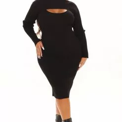 Fashion Nova Moments After Sweater Midi Dress - Black -Fashion Nova Dresses Shop 09 02 21Studio1 CE RL 14 14 04 48 RDAD2520FN Black 2052 PLUS PB