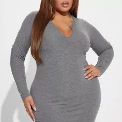 Fashion Nova Danya Mini Dress - Heather Grey -Fashion Nova Dresses Shop 09 02 22Studio1 DD AS 13 14 48 44 RD44586L Heathergrey 11879 PLUS JB