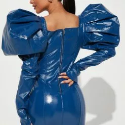 Fashion Nova The Drama Faux Leather Mini Dress - Royal -Fashion Nova Dresses Shop 09 02 22Studio2 ME CN 10 39 43 10 GW22C1164 Royal 1022 EH