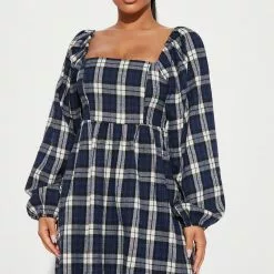 Fashion Nova Eyes On Me Mini Dress - Black/White