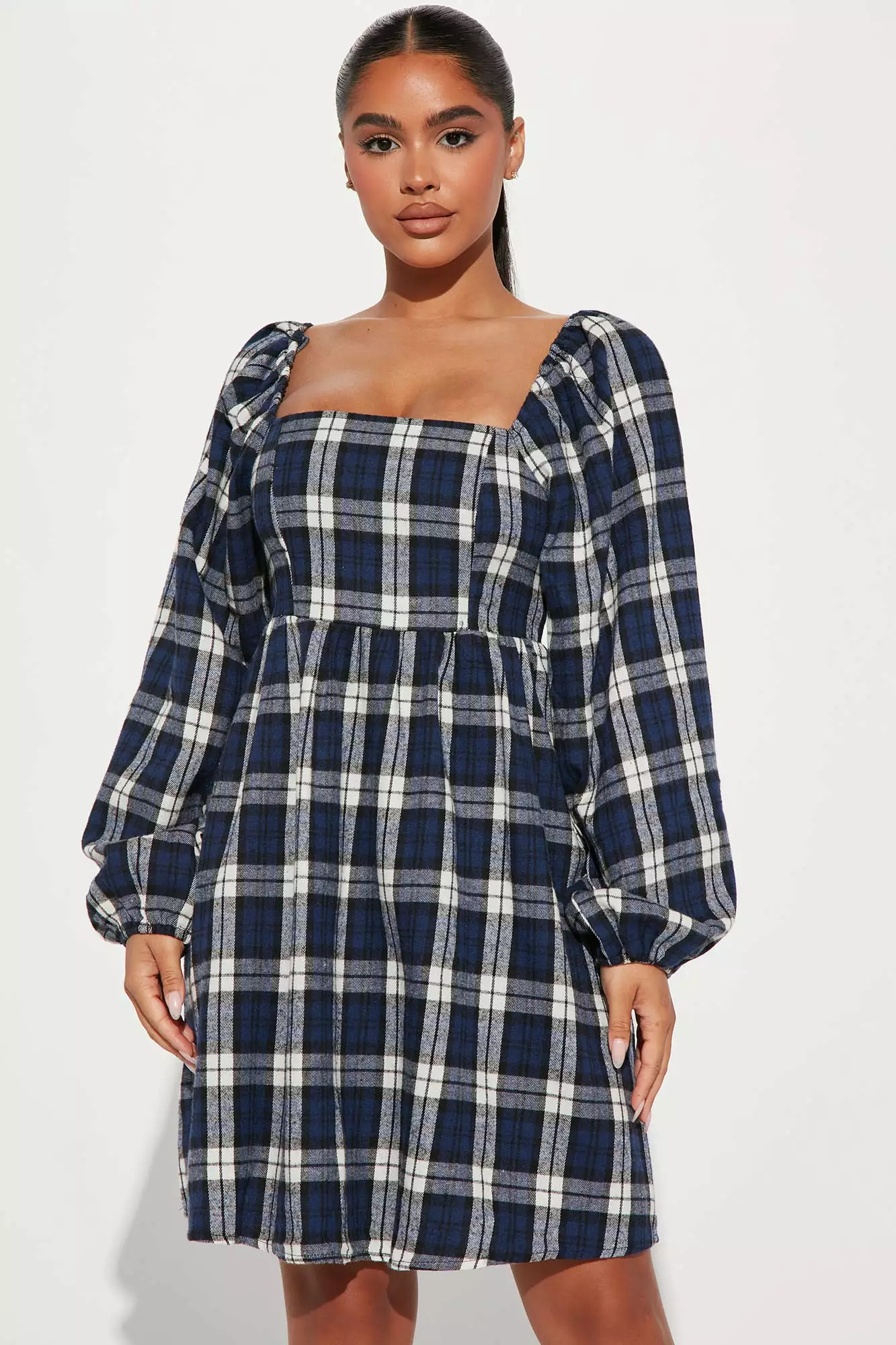 Fashion Nova Eyes On Me Mini Dress - Black/White 3 Fashion Nova Eyes On Me Mini Dress - Black/White