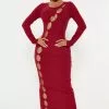 Fashion Nova Cutting Edge Thick Rib Maxi Dress - Burgundy -Fashion Nova Dresses Shop 09 02 22Studio4 KJ IM 09 23 45 1 D14590 Burgundy P 9855 WG