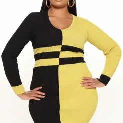 Fashion Nova Carissa Colorblock Sweater Midi Dress - Green/combo 19 Fashion Nova Carissa Colorblock Sweater Midi Dress - Green/combo -Fashion Nova Dresses Shop 09 03 21Studio3 ME TB 09 37 43 5 SBD199 Greencombo 3313 PLUS DC