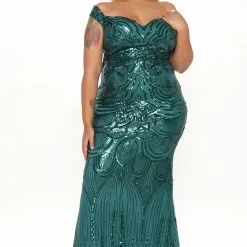 Fashion Nova Until The Weekend Sequin Maxi Dress - Emerald -Fashion Nova Dresses Shop 09 03 21Studio3 ME TB 11 06 46 18 1013AP8 Emerald 3448 PLUS KS