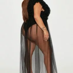 Fashion Nova Always A Party Tulle Maxi Dress - Black -Fashion Nova Dresses Shop 09 06 22Studio1 RT AS 15 01 43 45 ID5806 Black 12311 PLUS SG