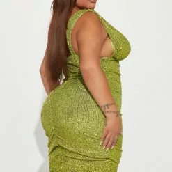 Fashion Nova Every Woman Sequin Midi Dress - Chartreuse -Fashion Nova Dresses Shop 09 06 22Studio1 RT AS 15 42 56 53 D40157F Chartreuse 12360 PLUS JB