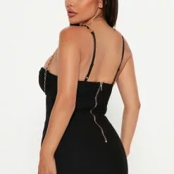 Fashion Nova Jade Chain Mini Dress - Black -Fashion Nova Dresses Shop 09 06 22Studio4 KJ IM 15 52 25 60 DR2267 Black 11571 SG
