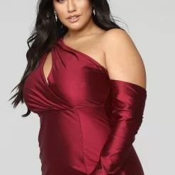 Fashion Nova Pretty Hurts Dress - Burgundy -Fashion Nova Dresses Shop 09 07 17 Studio 1 13 42 22 DT1159 Burgundy 1194 AG scaled