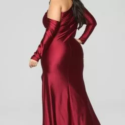 Fashion Nova Pretty Hurts Dress - Burgundy -Fashion Nova Dresses Shop 09 07 17 Studio 1 13 42 32 DT1159 Burgundy 1198 AG scaled