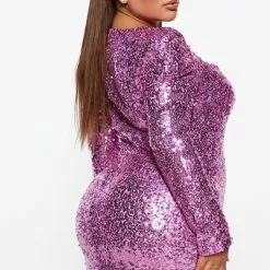 Fashion Nova Mia Sequin Mini Dress - Magenta -Fashion Nova Dresses Shop 09 07 22Studio3 RT AS 10 17 48 7 2148FN Magenta 0025 PLUS ES