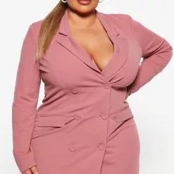 Fashion Nova At the Office Blazer Dress - Mauve -Fashion Nova Dresses Shop 09 07 22Studio5 RD DJ 14 18 53 23 D26591 Mauve 7886 PLUS JB
