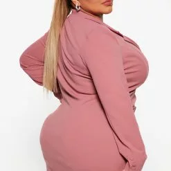 Fashion Nova At the Office Blazer Dress - Mauve -Fashion Nova Dresses Shop 09 07 22Studio5 RD DJ 14 19 07 23 D26591 Mauve 7889 PLUS JB