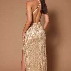 Fashion Nova Devina Embellished Maxi Dress - Gold -Fashion Nova Dresses Shop 09 07 22Studio7 CE RL 11 00 16 10 MD7489 Gold 0082 SG
