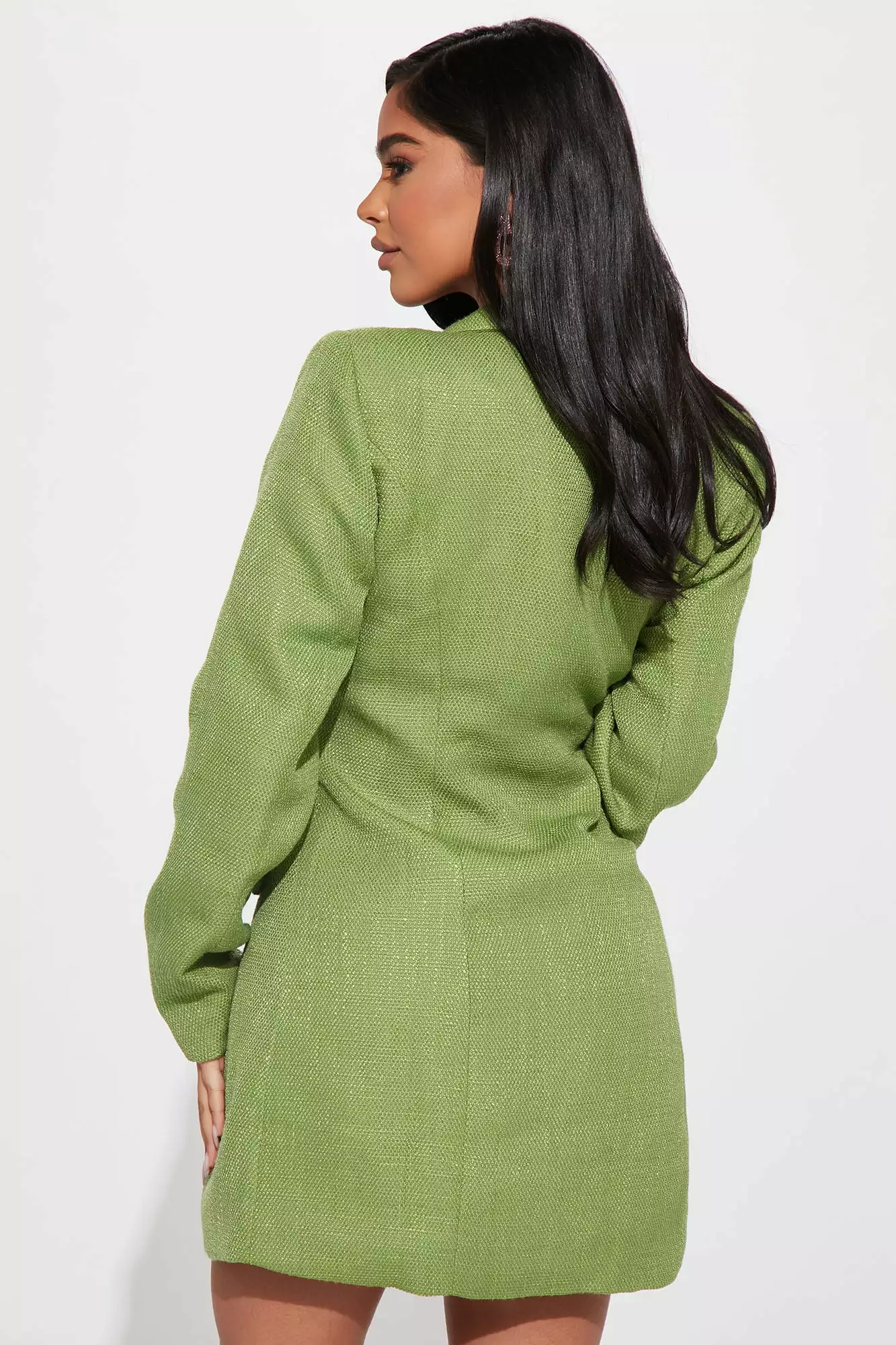 Fashion Nova Piper Blazer Mini Dress - Olive 5 Fashion Nova Piper Blazer Mini Dress - Olive - Image 3