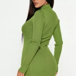 Fashion Nova Flirty And Fun Sweater Mini Dress - Green -Fashion Nova Dresses Shop 09 08 22Studio4 SN DJ 13 33 55 36 ID5527 Green 12703 SG