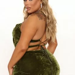 Fashion Nova Love You Mean It Velvet Maxi Dress - Olive -Fashion Nova Dresses Shop 09 09 21Studio2 PA MJ 11 30 49 24 DR1671 Olive 15254 PLUS DC