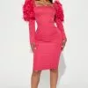 Fashion Nova Nicky Midi Dress - Hot Pink -Fashion Nova Dresses Shop 09 09 22Studio2 ME RL 15 45 57 37 BD3036 HotPink 1988 EH