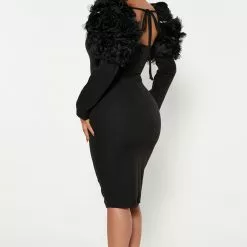 Fashion Nova Nicky Midi Dress - Black -Fashion Nova Dresses Shop 09 09 22Studio4 CE DJ 11 03 39 24 BD3036 Black 13240 ES