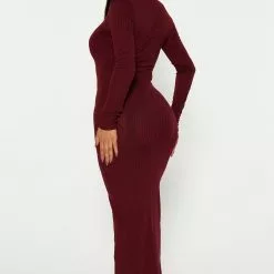 Fashion Nova Cali Ribbed Maxi Dress - Wine 7 Fashion Nova Cali Ribbed Maxi Dress - Wine -Fashion Nova Dresses Shop 09 09 22Studio4 CE 10 02 25 12 RD48279L Wine 13059 PB