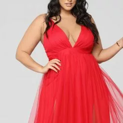 Fashion Nova On The Runway Maxi Dress - Red -Fashion Nova Dresses Shop 09 10 18 Studio 1 09 59 52 LD3449 Red 1872 JD scaled