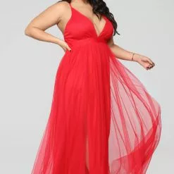 Fashion Nova On The Runway Maxi Dress - Red -Fashion Nova Dresses Shop 09 10 18 Studio 1 10 00 33 LD3449 Red 1880 JD scaled