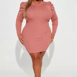 Fashion Nova I Want More Sweater Mini Dress - Mauve 12 Fashion Nova I Want More Sweater Mini Dress - Mauve -Fashion Nova Dresses Shop 09 12 22Studio1 KJ KP 13 52 26 28 J3H0207S Mauve 14853 PLUS KS