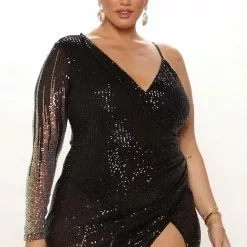 Fashion Nova Glamour Sequin Maxi Dress - Black/combo -Fashion Nova Dresses Shop 09 13 21Studio3 RT TB 10 07 35 9 BCCDQ22992 Blackcombo 5184 PLUS MH