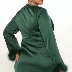 Fashion Nova Tainted Love Satin Mini Dress - Green -Fashion Nova Dresses Shop 09 13 21Studio3 RT TB 11 06 22 23 DWDR21252ST Green 5373 PLUS PB