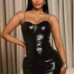 Fashion Nova Champagne Poppin' Maxi Dress - Black 7 Fashion Nova Champagne Poppin' Maxi Dress - Black -Fashion Nova Dresses Shop 09 13 22Studio2 RM 14 59 25 10 22GWF0505 Black 6174 SG