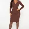 Fashion Nova Paris In The Rain Sweater Midi Dress - Chocolate -Fashion Nova Dresses Shop 09 13 22Studio3 ME IM 13 33 13 36 RDAE6420FN Chocolate 3326 EH