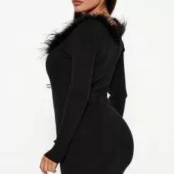 Fashion Nova Meet At Our Spot Sweater Mini Dress - Black -Fashion Nova Dresses Shop 09 13 22Studio3 ME IM 13 55 23 38 LD10633BFN Black 3376 PB