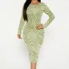 Fashion Nova Amina Sweater Midi Dress - Green/combo -Fashion Nova Dresses Shop 09 14 22Studio4 ME KP 10 27 13 10 22840 Greencombo 14754 PB