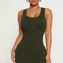 Fashion Nova Julianna Midi Dress - Olive -Fashion Nova Dresses Shop 09 15 22Studio5 RM AC 14 04 42 27 DB2761 Olive 2449 ES